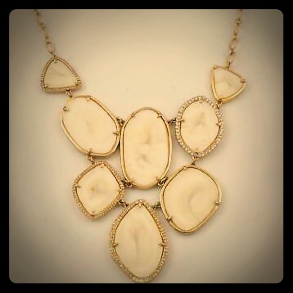 Stella and Dot Fiona Bib Necklace and Earrings